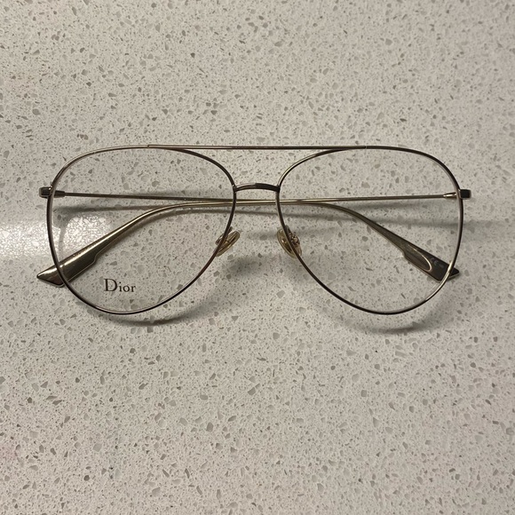 NWOT Dior Gold Aviator Glases - Picture 4 of 6